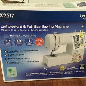 Brother 17 Stitch Sewing Machine, JX2517 in Box